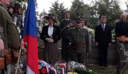 100. výročie legionárov  - Pietny akt na cintoríne v Koš. Belej