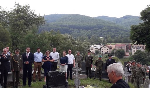 100. výročie legionárov  - Pietny akt na cintoríne v Koš. Belej