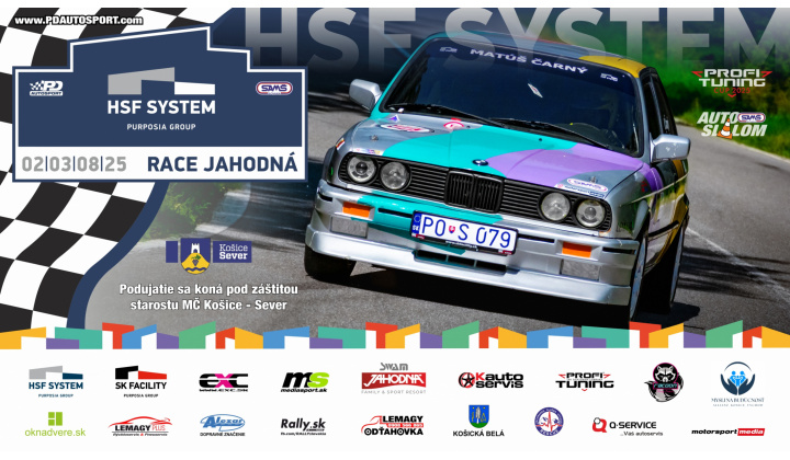 Pozvánka - RACE JAHODNÁ v dňoch 2.8.- 3.8. 2025. Plagát je v prílohe.