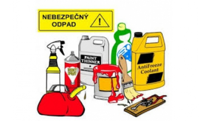 Zber nebezpečného odpadu v obci, dňa 25.6.2025 v čase od 07:30-09:00h.,  len na jednom mieste, pred obecným úradom. Upozorňujeme, že nebezpečný odpad sa nezbiera po obci  !!!