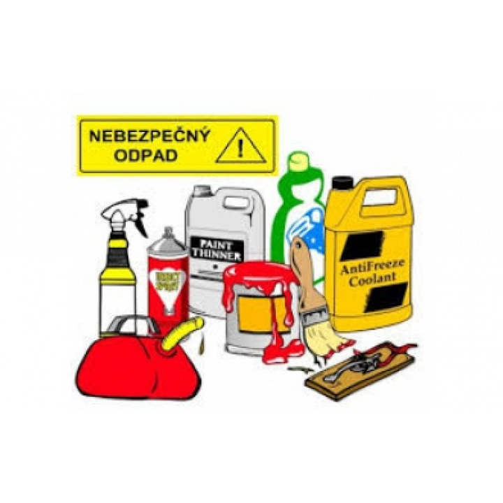 Zber nebezpečného odpadu v obci, dňa 25.6.2025 v čase od 07:30-09:00h.,  len na jednom mieste, pred obecným úradom. Upozorňujeme, že nebezpečný odpad sa nezbiera po obci  !!!